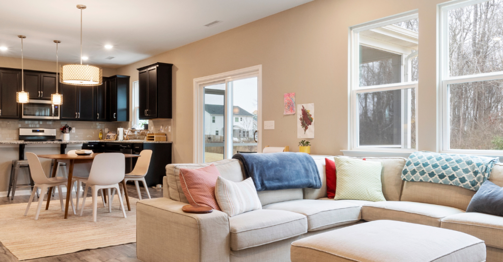 private living area in multigenerational home