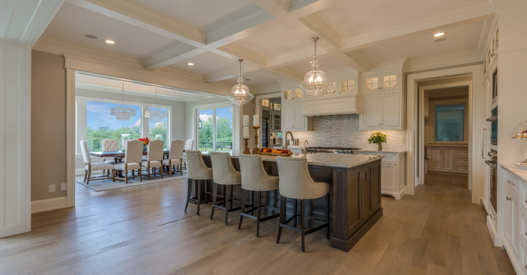 open floor plan layout